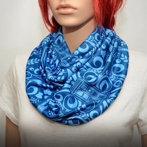 Doctor Who inspired infinity scarf