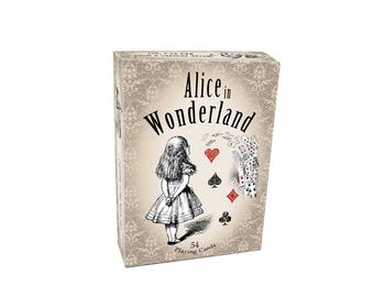 Alice in wonderland themed playing cards, full deck