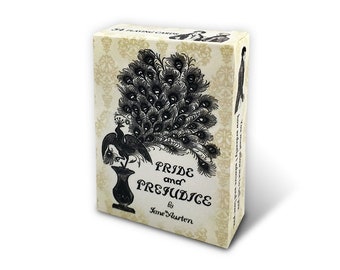 Pride and Prejudice themed playing cards, full deck, 54 poker-size card deck