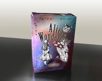 Alice in wonderland playing cards, full 54 poker-size card deck