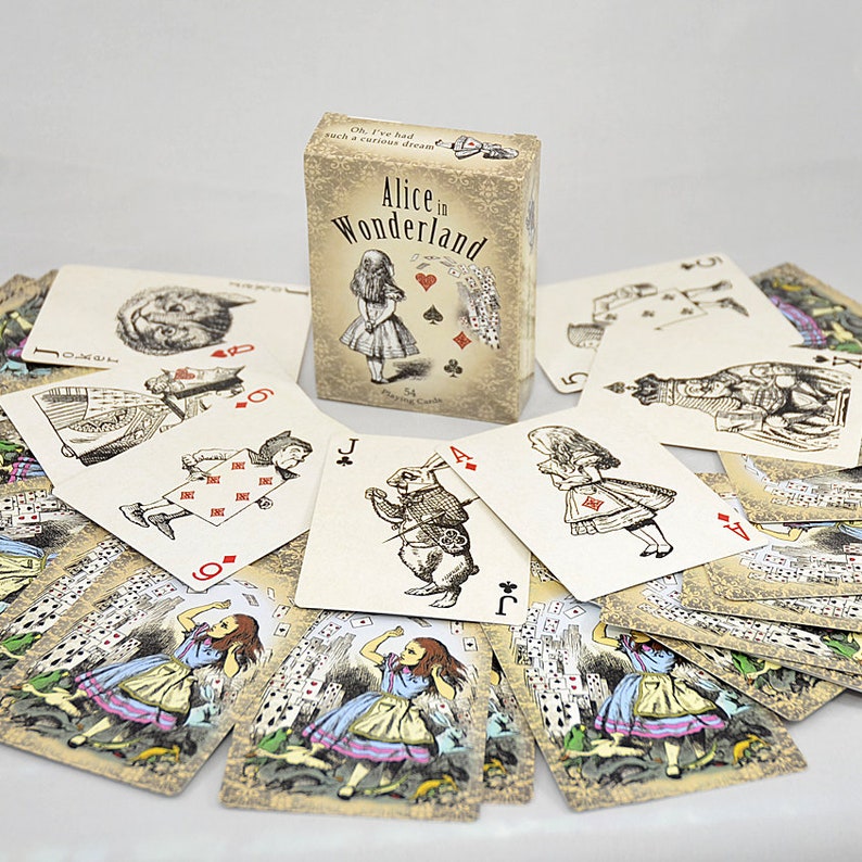 Alice au pays des merveilles cartes