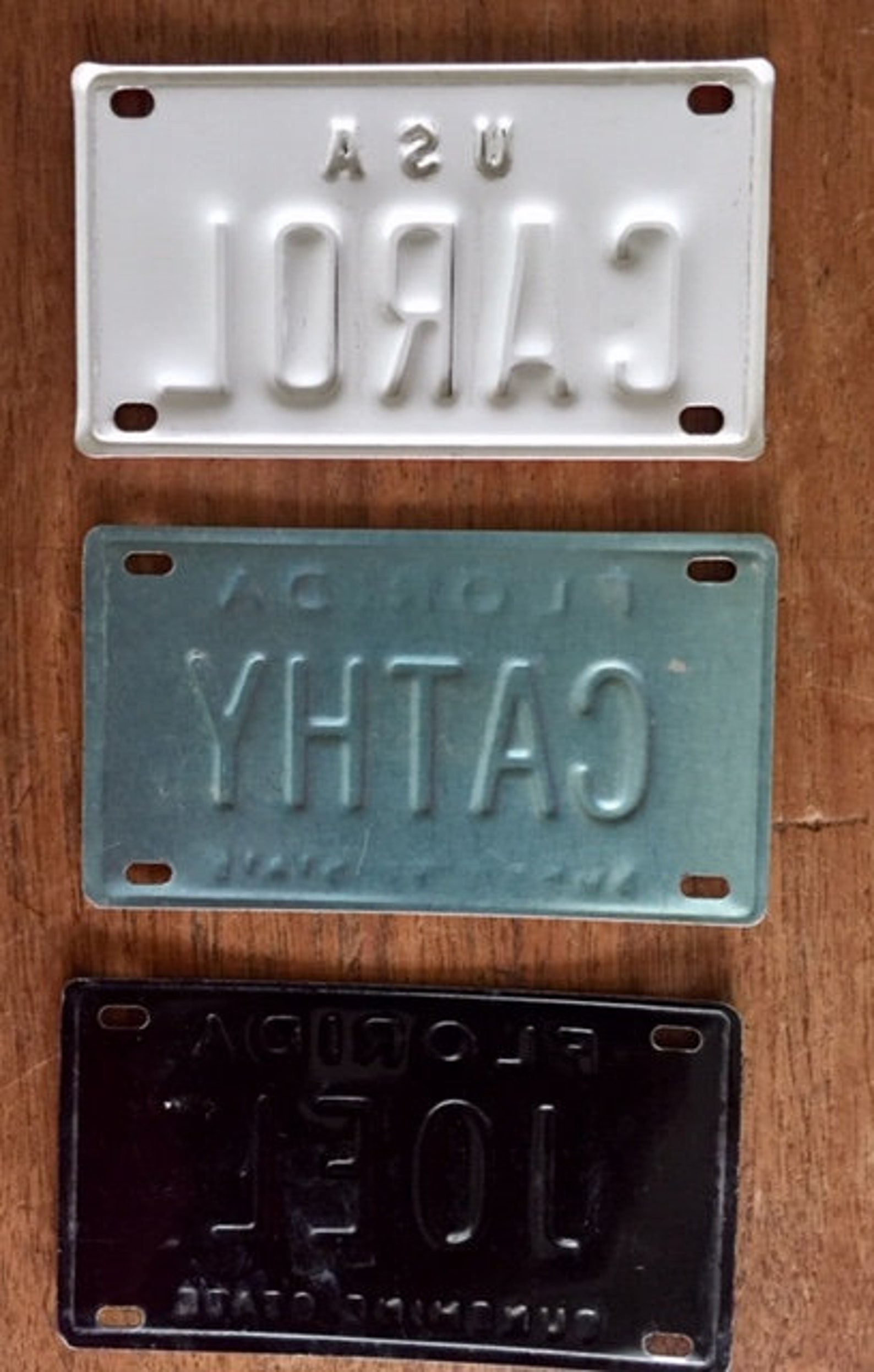 Souvenir Shop Name License Plates Set Of Ten Etsy