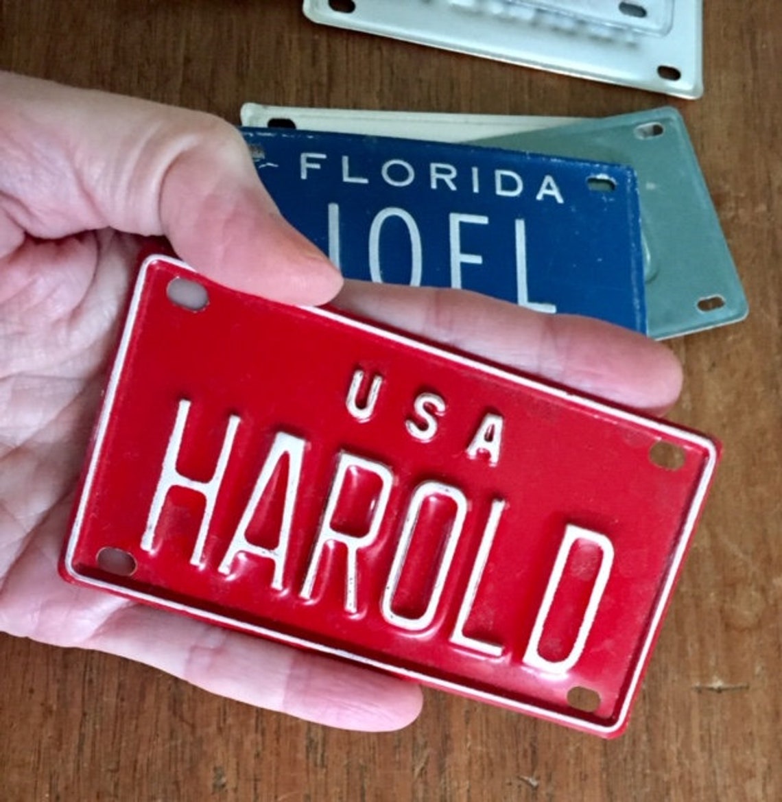Souvenir Shop Name License Plates Set Of Ten Etsy