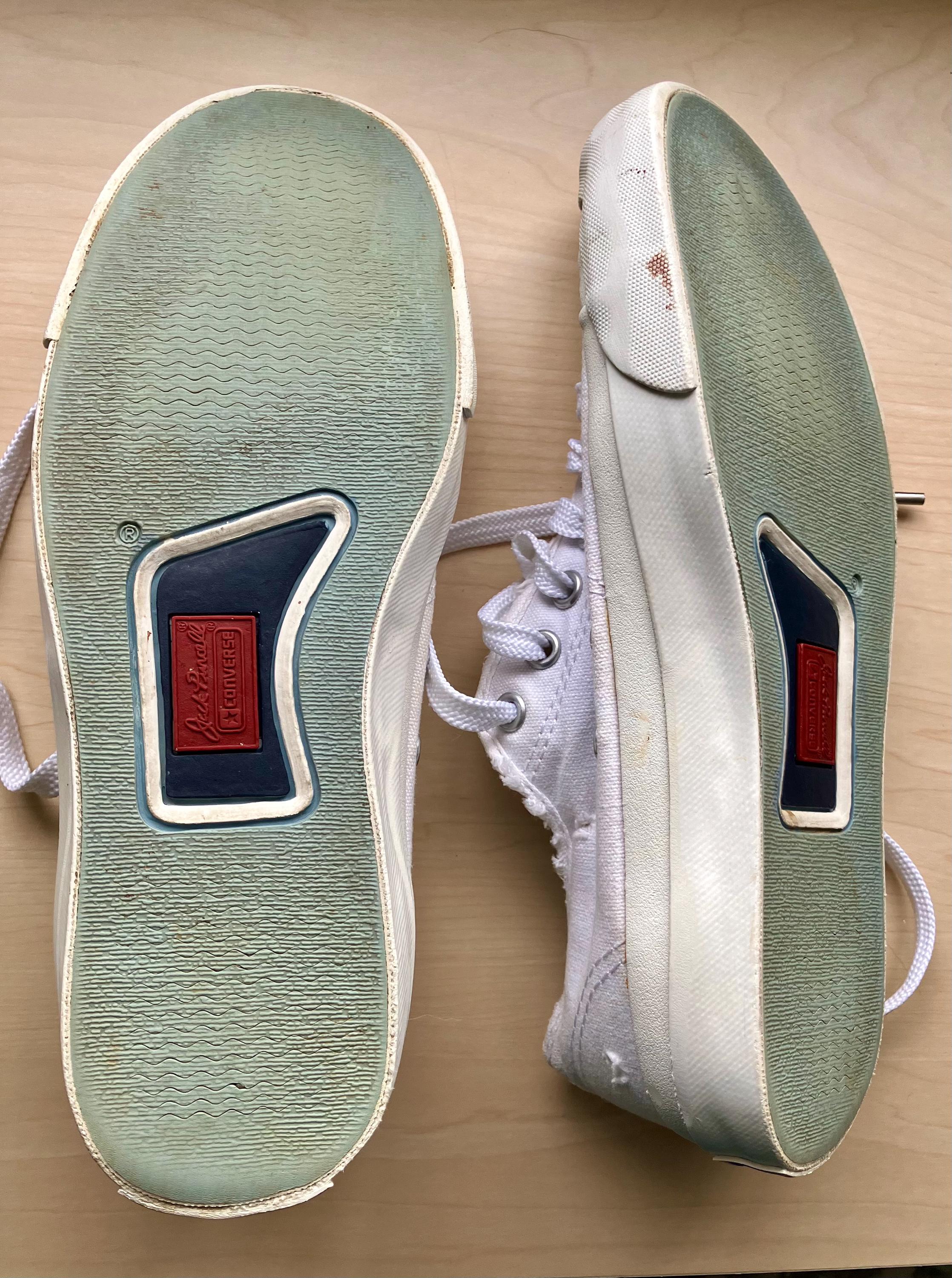 Converse Jack Purcell Classic Tennis Shoes in White Canvas Converse Jack Purcell Classic Tennis Shoes in White Canvas