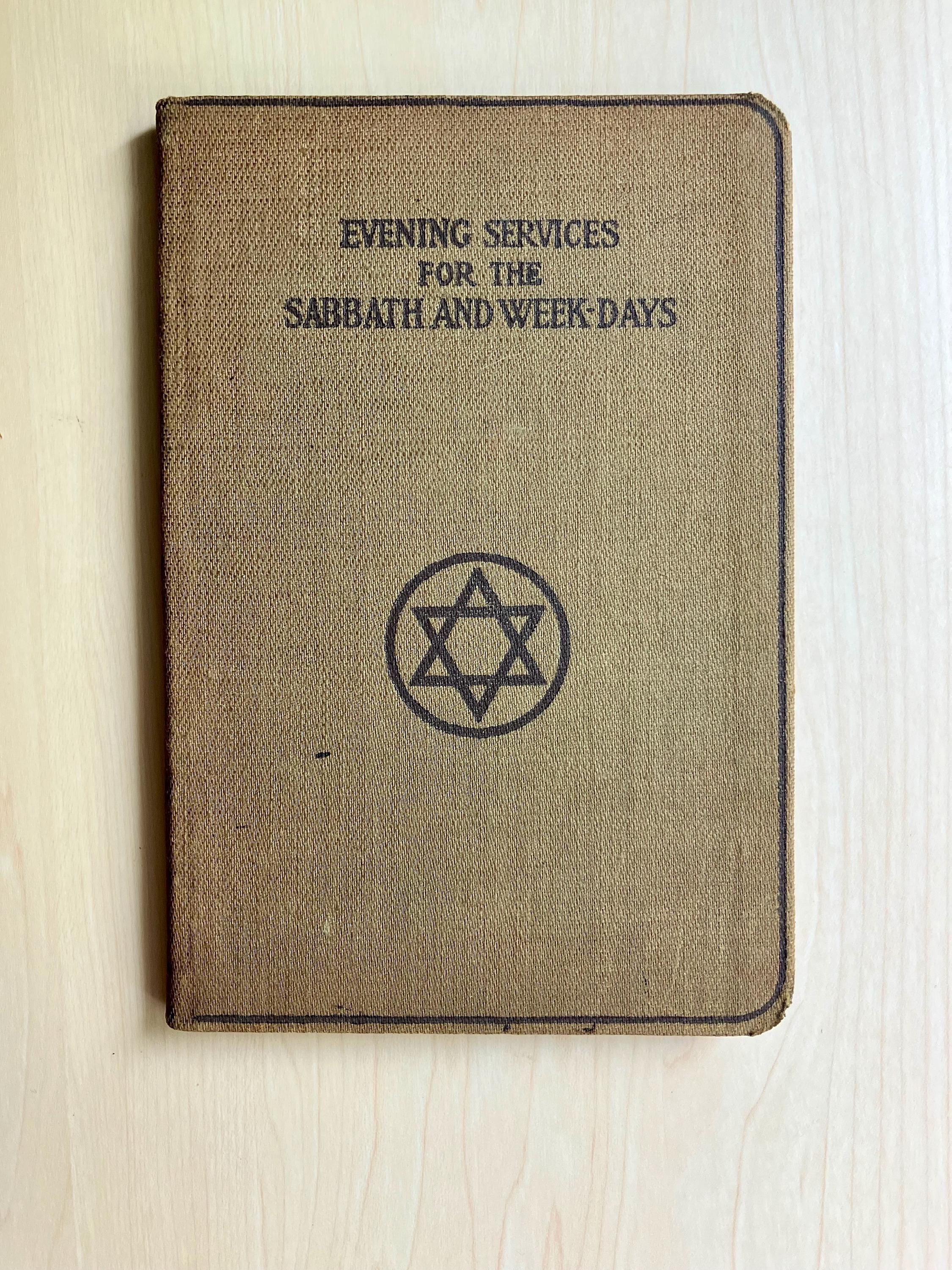 Vintage Hebrew Prayer Book - Etsy