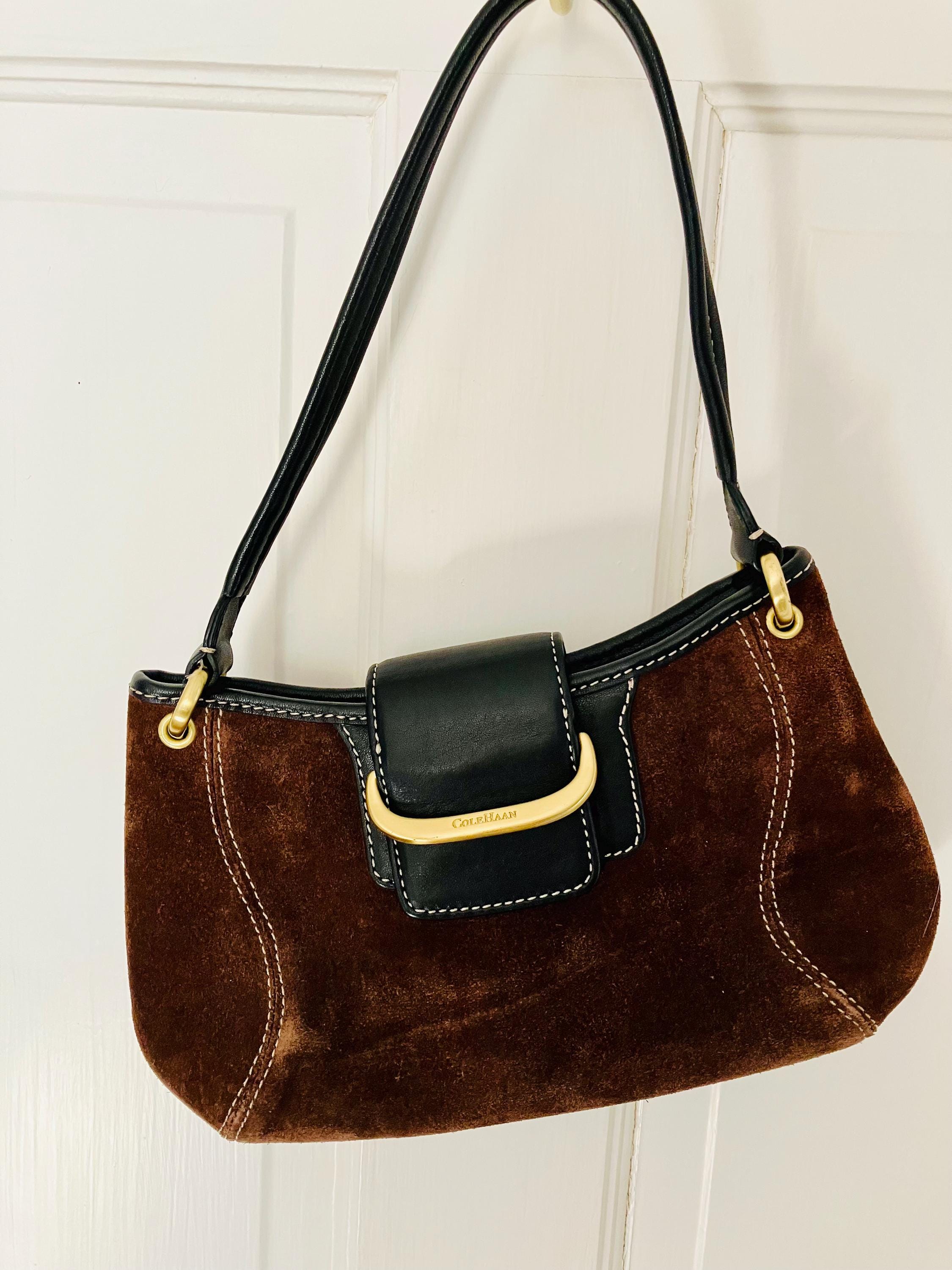 バッグ Cole Haan Python Leather Suede Hand Bag $_12.JPG?set_id=880000500F