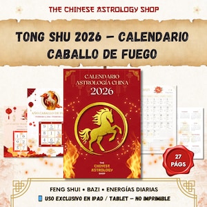 Tong Shu 2026 CV – Calendario Astrología China Caballo de Fuego | Feng Shui i energia męska