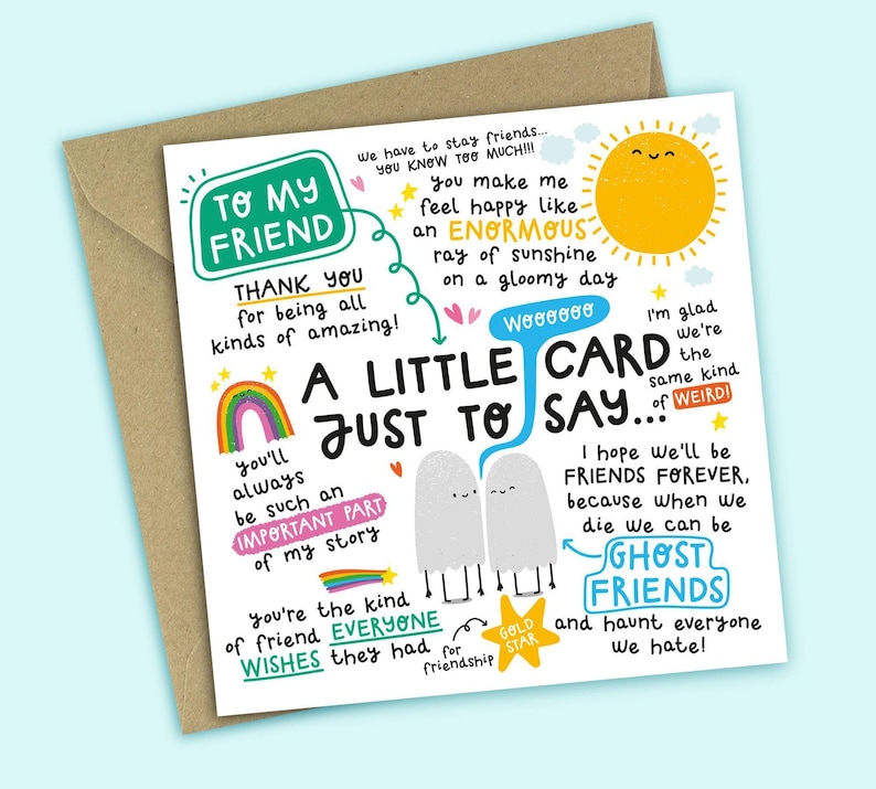 Friendship Card: Appreciation Thank You Card image 1