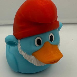 Blue Papa Smurf Jeep Duck – drukowany w 3D plastik ABS – odporny na ciepło i promieniowanie UV