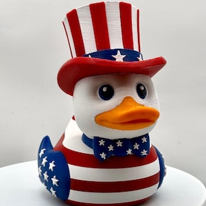 Uncle Sam Off Road Duck - 3D Printed Duck | Cruise Ducking Gift image 2