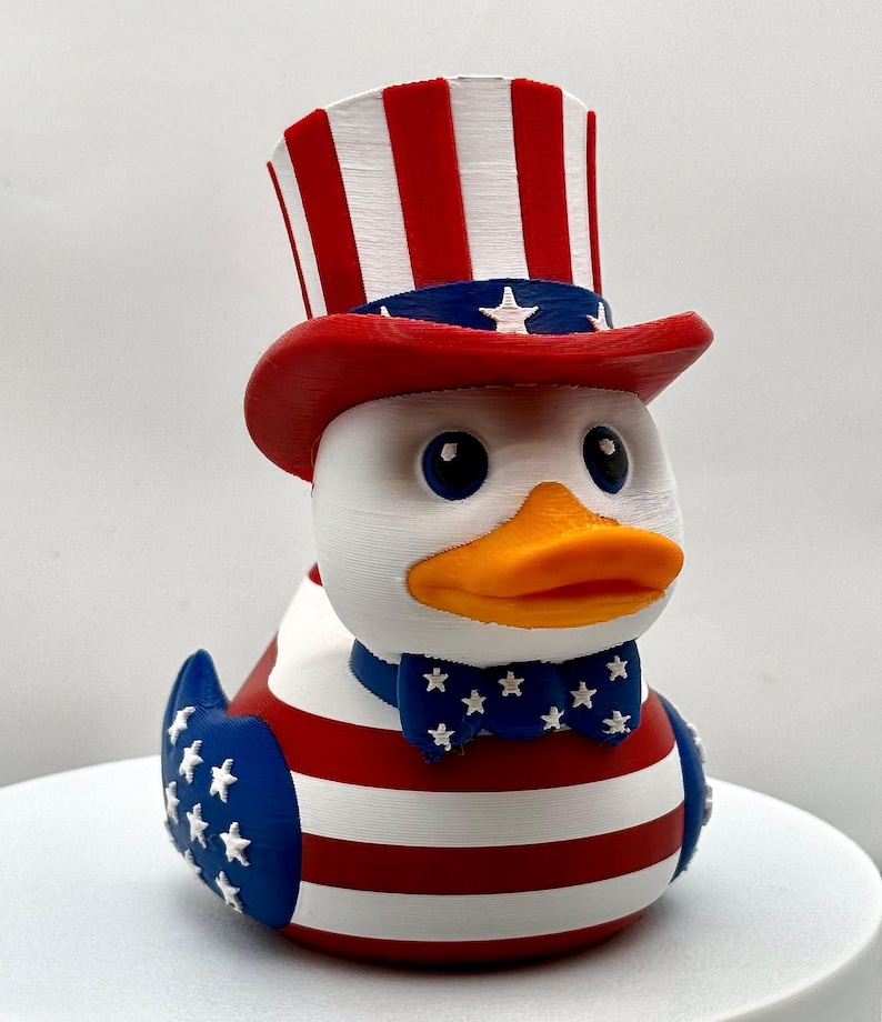 Uncle Sam Off Road Duck - 3D Printed Duck | Cruise Ducking Gift image 2