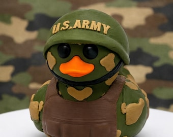 U.S. Army Off Road Duck - 3D Printed Military Camouflage Duck