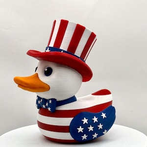 Uncle Sam Off Road Duck - 3D Printed Duck | Cruise Ducking Gift image 3