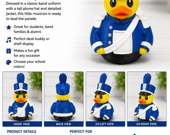 Marching Band Duck - 3D Printed Band Uniform Duck