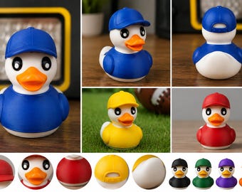 Casual Cap Duck - Personalized 3D Printed Duck Figure