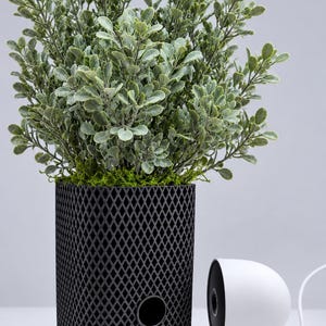 Custodia per fotocamera Google Nest Indoor Cam Gen 2 e 3 - Copertura per fioriera in tessuto