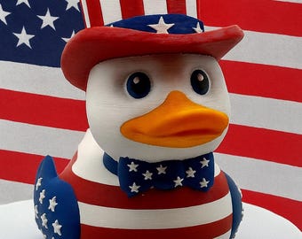 Uncle Sam Off Road Duck - 3D Printed Duck | Cruise Ducking Gift