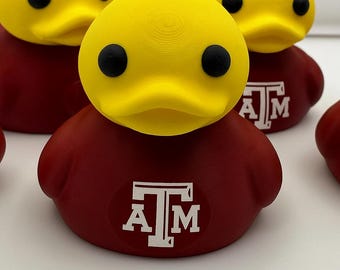 Texas A&M Off Road Duck - 3D Printed College Duck | Cruise Ducking Gift