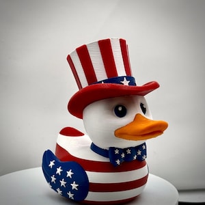 Uncle Sam Off Road Duck - 3D Printed Duck | Cruise Ducking Gift image 4