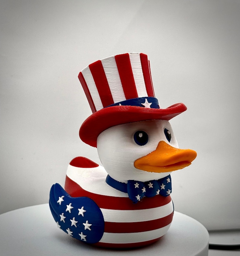 Uncle Sam Off Road Duck - 3D Printed Duck | Cruise Ducking Gift image 4