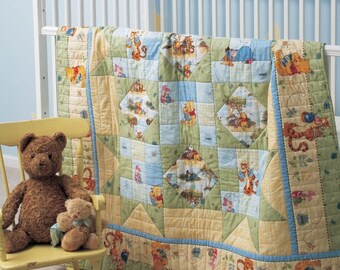 Winnie The Pooh & Friends Baby Toddler Quilt (50 x 68) | TBQSC Handmade