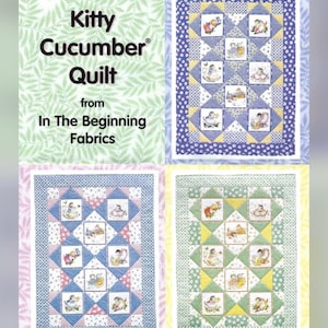 Vintage Kitty Cucumber Quilt Pattern by In The Beginning Fabrics