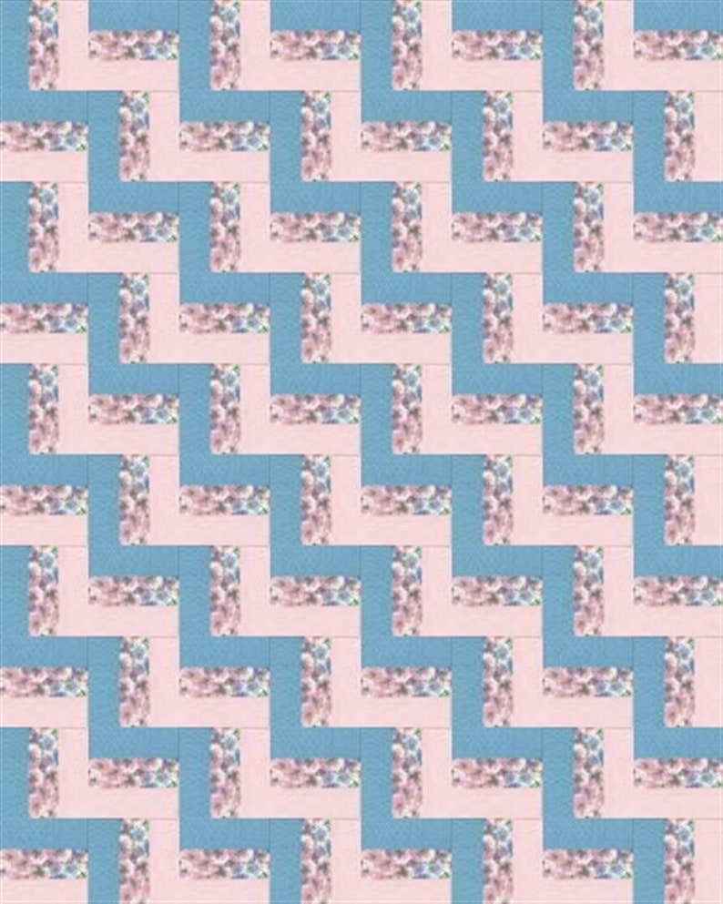 Summer Flowers Baby Crib Quilt 36 x 45 Baby Shower Gift