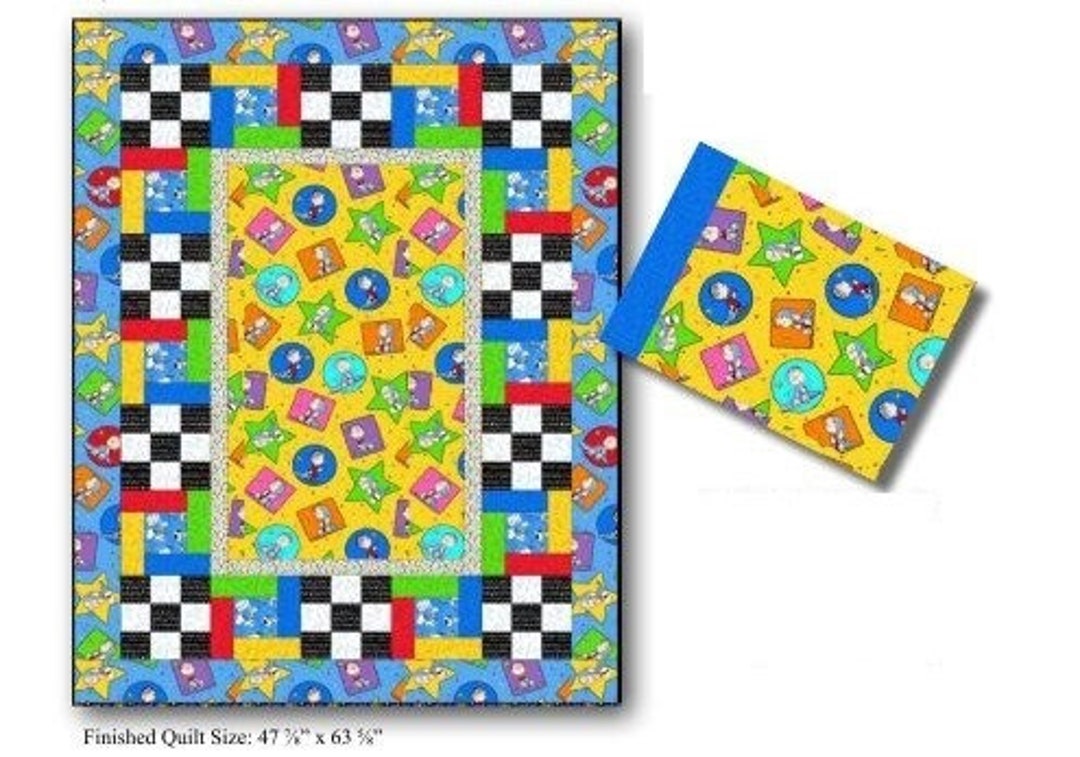 Project Linus Nighty Night Quilt Pillowcase DIY Quilt Kit Etsy