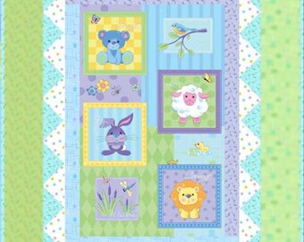 Sweet Sentiments Baby Nursery Quilt (41 x 53) | TBQSC Handmade