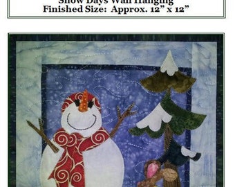 Snow Days Snowman Quilt Kit by Amber Fenton Designs