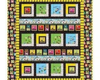 Baby Quilt Kit Sale -- Happiness Is Snoopy & The Peanuts Gang -- Rare OOP OOAK