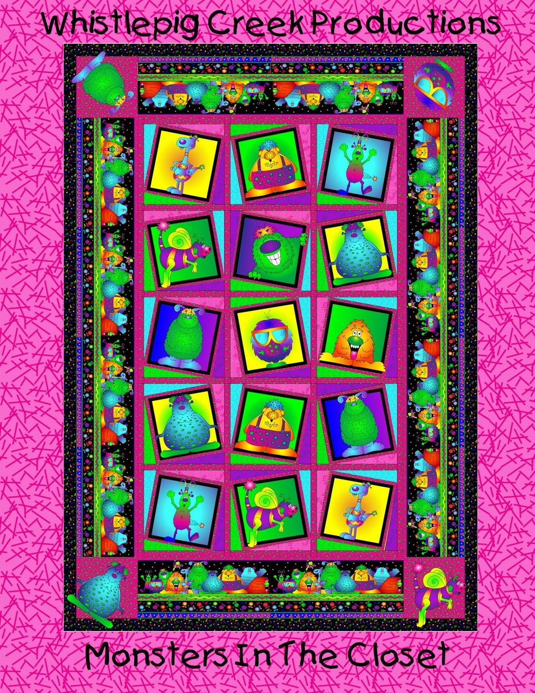Monsters in the Closet Kids Quilt Kit TBQSC Handmade - Etsy