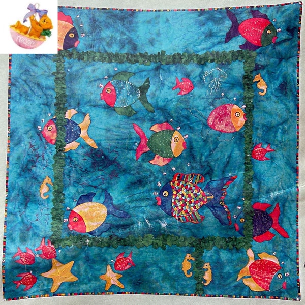 Fish Quilt Etsy