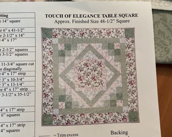 Quilt Kit Sale -- Touch of Elegance Vintage Floral Rose by Connecting Threads