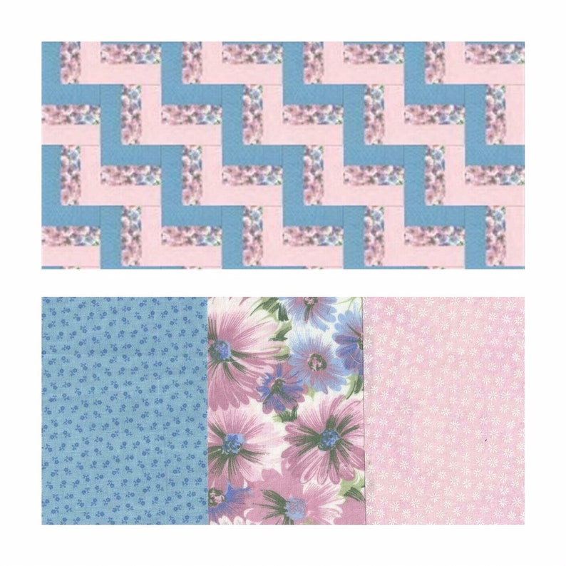Summer Flowers Baby Crib Quilt 36 x 45 Baby Shower Gift