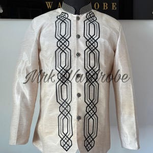 Modern Barong- Coat Barong Infinity Design Barong Tagalog
