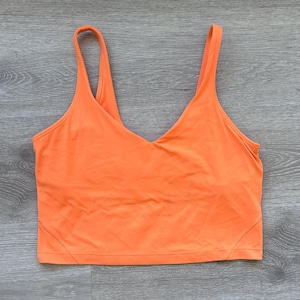 Preloved Lululemon Align Tank Top Orange