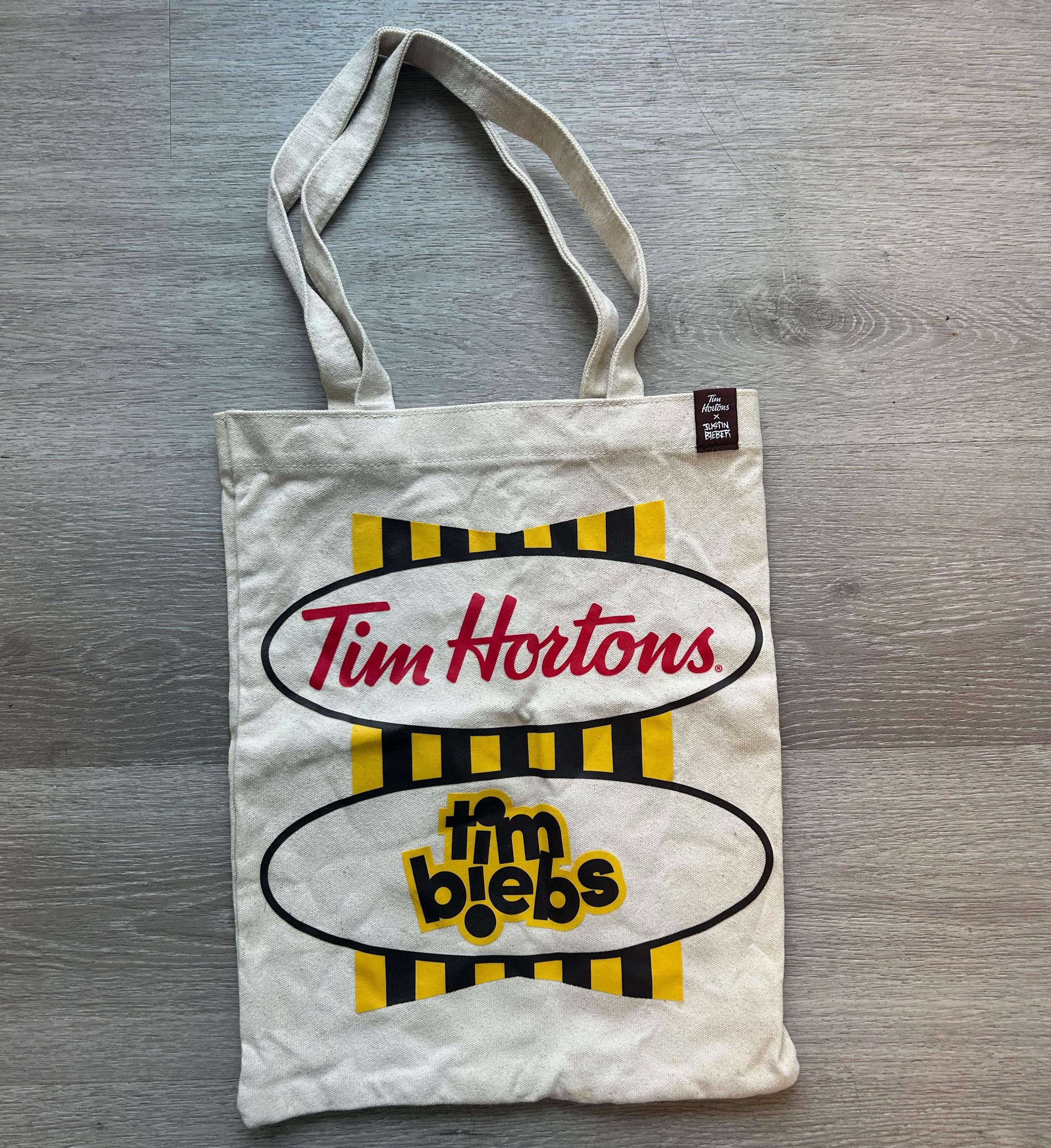 Justin Bieber ジャスティンビーバー トートバッグ レア Limited Edition Justin Bieber X Tim Hortons Tote Bag - Etsy
