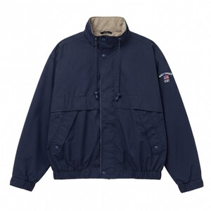 Augusta Sportswear Jacksonville Division Vintage Navy Windbreaker Jacket Size XL