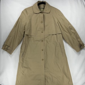 London Fog Vintage 90-tals lätt trenchcoat för kvinnor 6 petite beige
