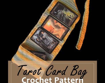 Crochet Tarot Card Bag Pattern: Easy Handmade Deck Protector (Digital Download)