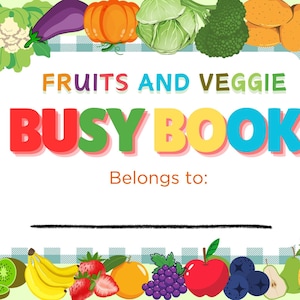 Obst und Gemüse beschäftigt Bücher für Kinder