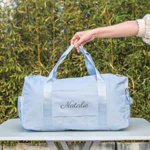 Custom Name Duffel Bag, Personalized Bags with Name, Travel Bag, Overnight Bag, Gym Bag for Her, Gift for her, Baby Bag, Women Weekend Bag