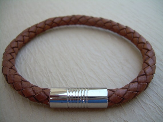 Mens Bracelets Leather Mens Leather Bracelets Mens Braided | Etsy