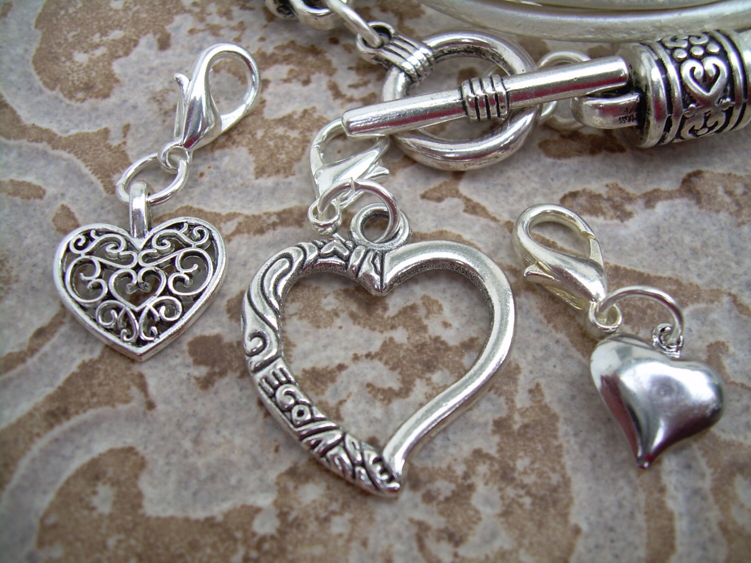 Amorcome Braccialetti avvolgenti in pelle intrecciata moda Braccialetti