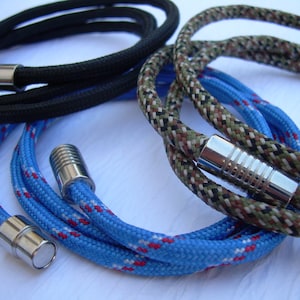 Mens Paracord Bracelet: Triple Wrap Vegan Bracelet with Stainless Steel Clasp
