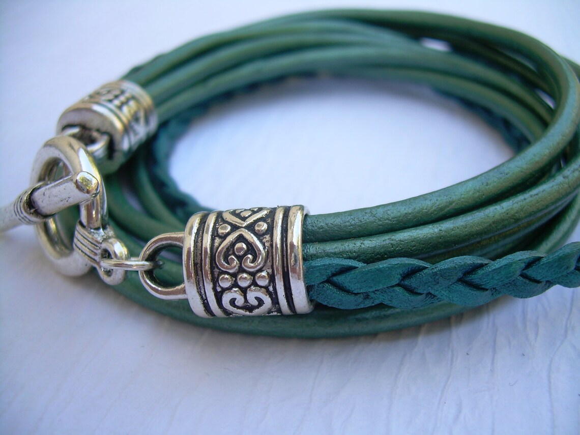 Leather Bracelets for Women Womens Leather Bracelet Leather Etsy