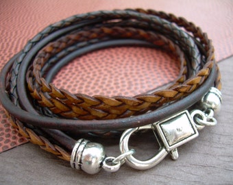 Leather Wrap Bracelets, Mens Leather Bracelet, Leather Bracelet Mens, Leather Bracelets for Women,  Womens Bracelet