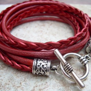 Leather Bracelets Womens Leather Bracelet Women's Bracelets Leather Leather Bracelets for Women Red Leather Bracelets Leather Wrap Bracelets