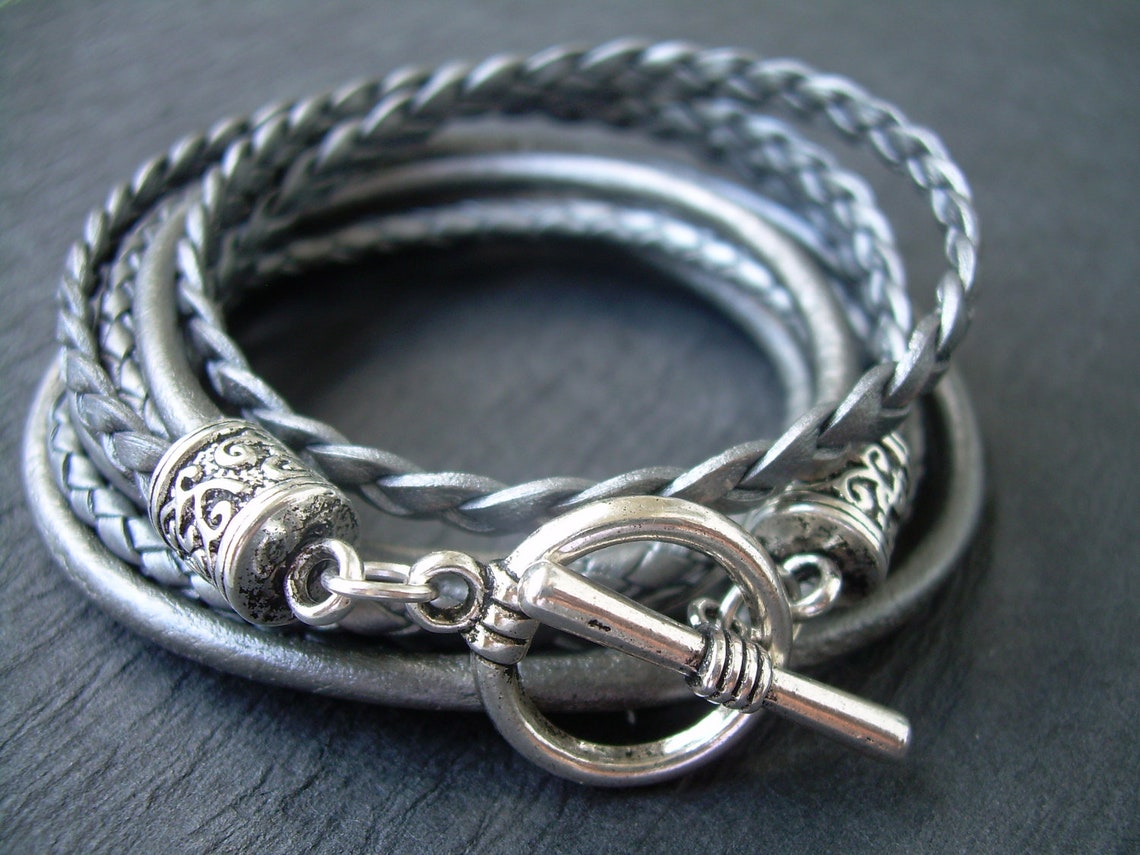 Leather Bracelets for Women Women's Leather Bracelets Etsy